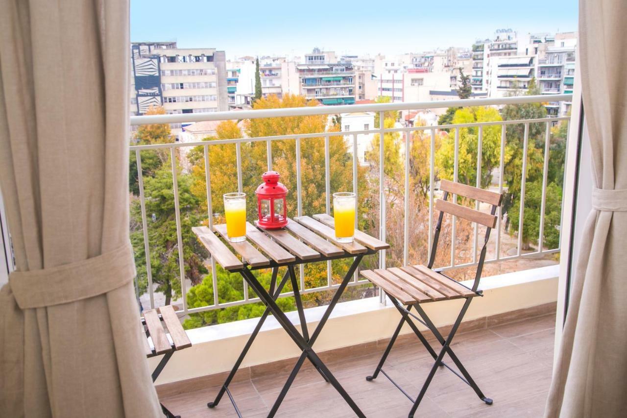Magnificent Luxury Retrostyle Flat Acropolis View Apartment Athena Bagian luar foto