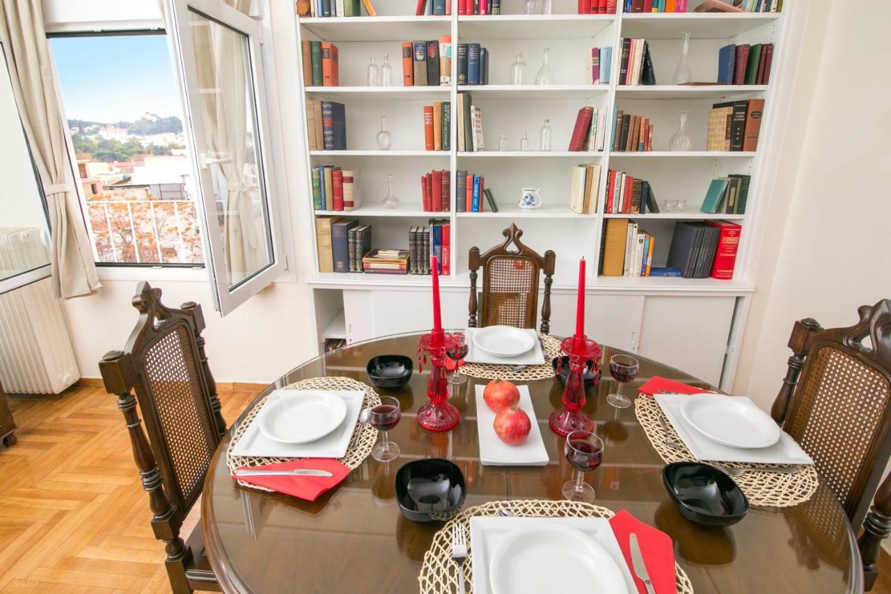 Magnificent Luxury Retrostyle Flat Acropolis View Apartment Athena Bagian luar foto