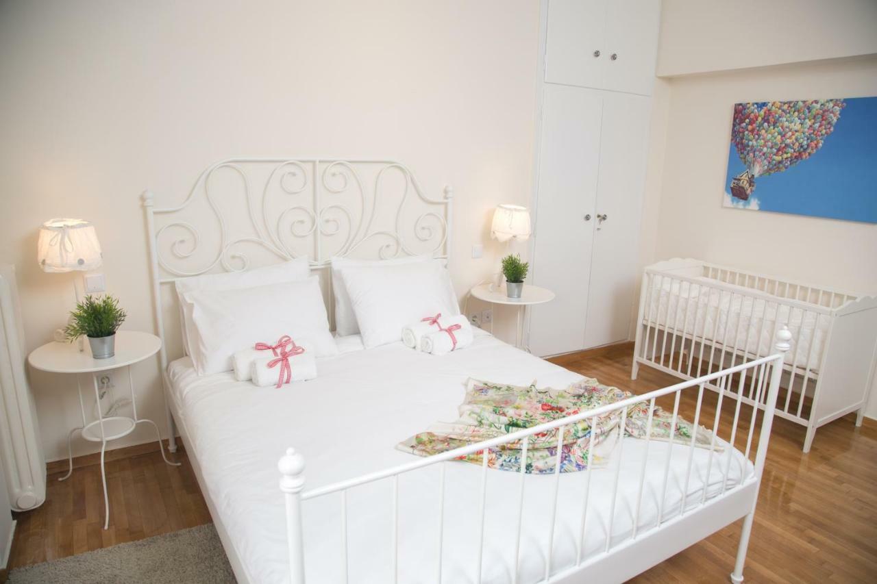 Magnificent Luxury Retrostyle Flat Acropolis View Apartment Athena Bagian luar foto