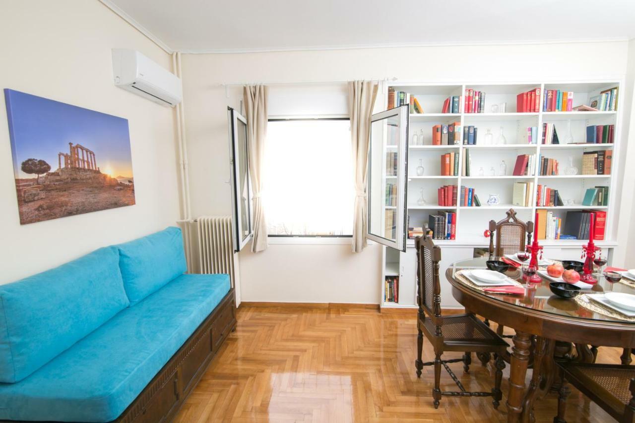 Magnificent Luxury Retrostyle Flat Acropolis View Apartment Athena Bagian luar foto