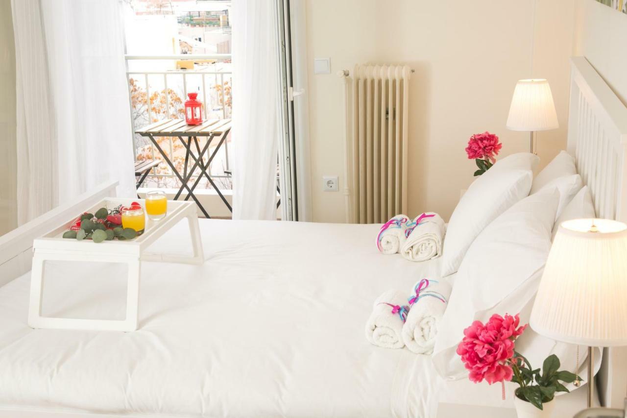 Magnificent Luxury Retrostyle Flat Acropolis View Apartment Athena Bagian luar foto