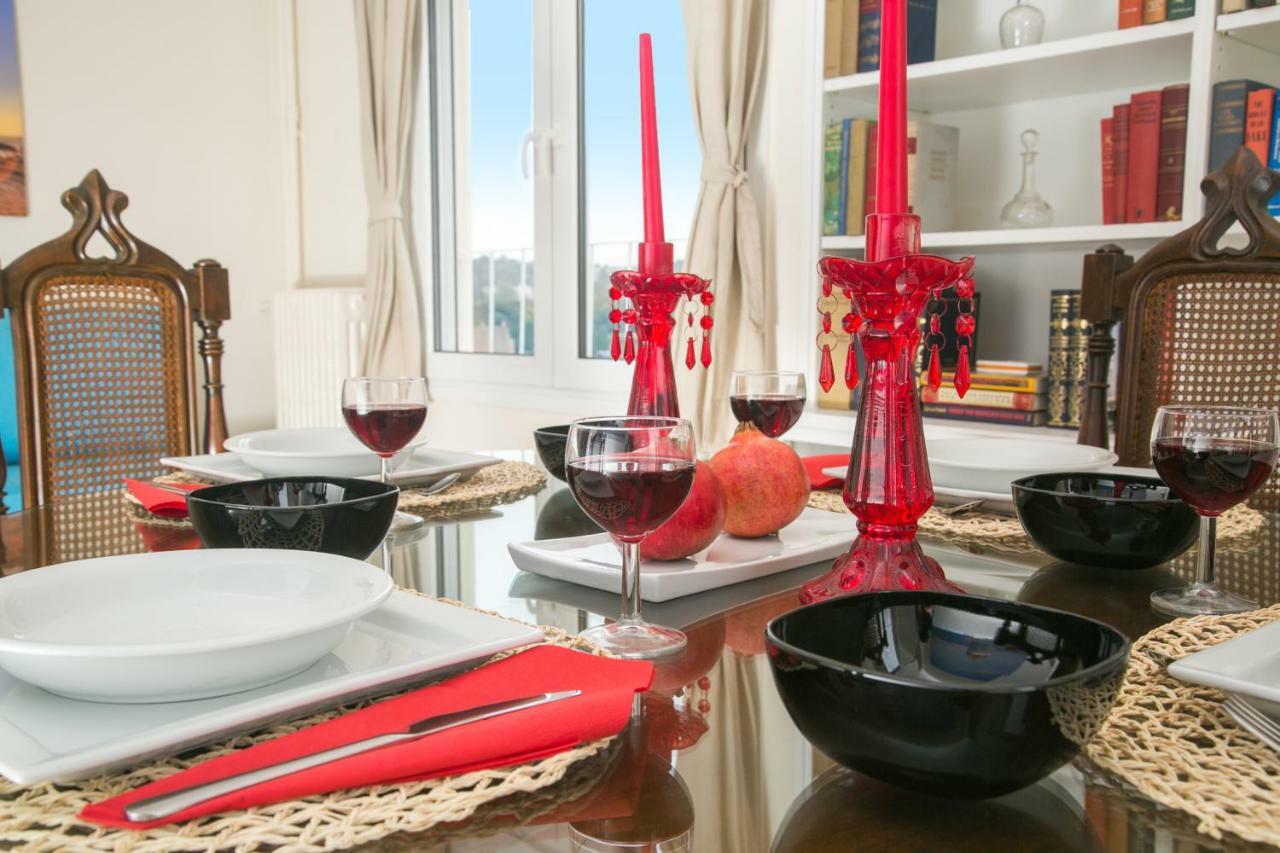 Magnificent Luxury Retrostyle Flat Acropolis View Apartment Athena Bagian luar foto