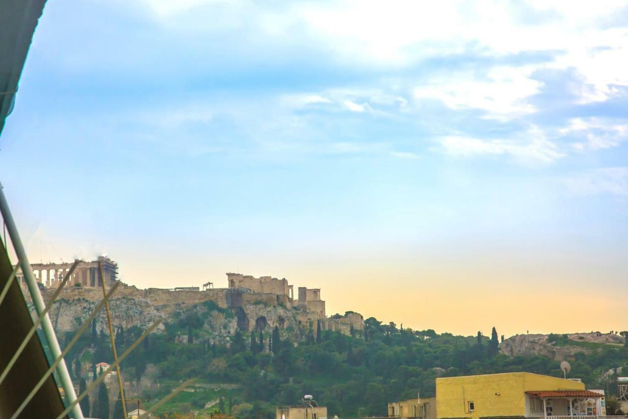 Magnificent Luxury Retrostyle Flat Acropolis View Apartment Athena Bagian luar foto