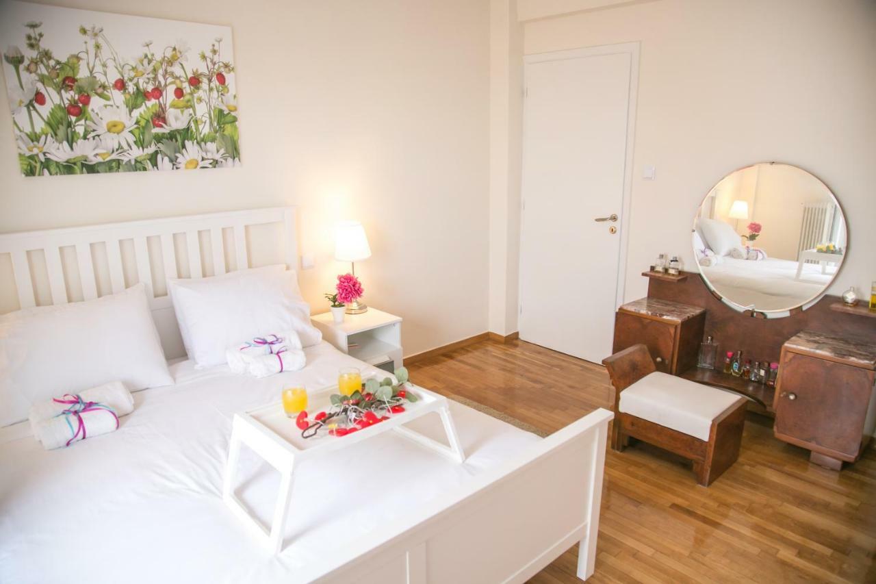 Magnificent Luxury Retrostyle Flat Acropolis View Apartment Athena Bagian luar foto