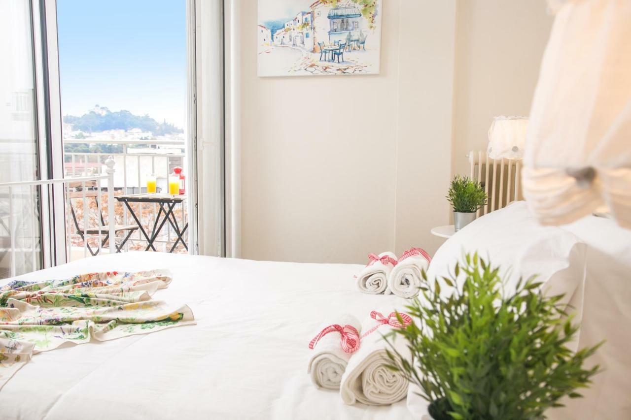 Magnificent Luxury Retrostyle Flat Acropolis View Apartment Athena Bagian luar foto